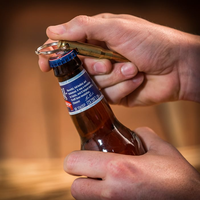 Keychain bullet bottle opener