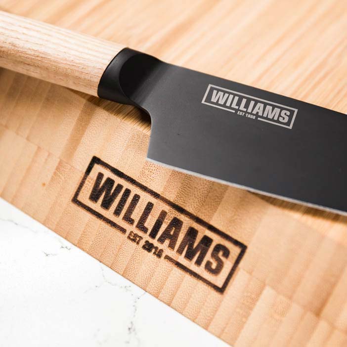 Personalized CHEF KNIVE SET Custom Engraved Chefs Knife Knives