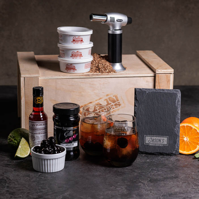 Personalized Smoked Cocktail Crate