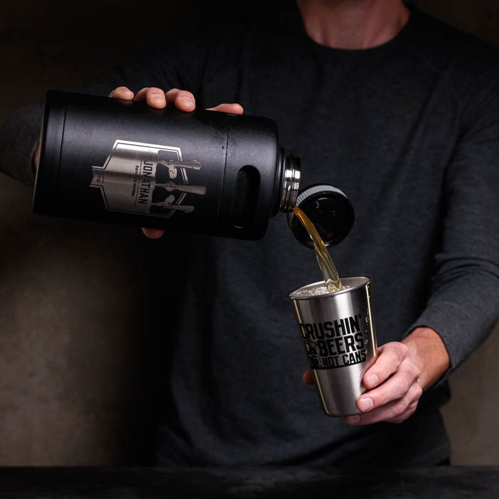 Growler Crate - Pouring Shot