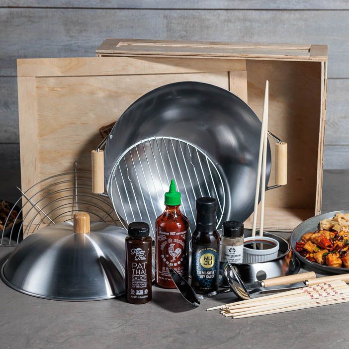 Wok On Cooking Crate - Collection Shot