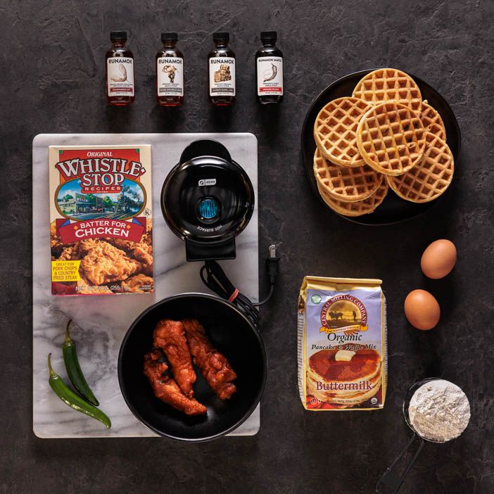 Chicken & Waffles Crate - Top Down View 1