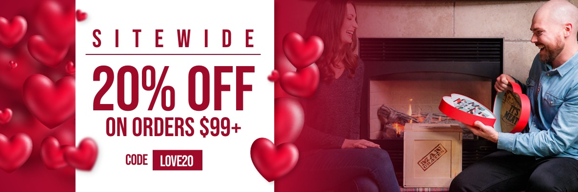 Sitewide V-Day Promo (20% Off Orders $99+)