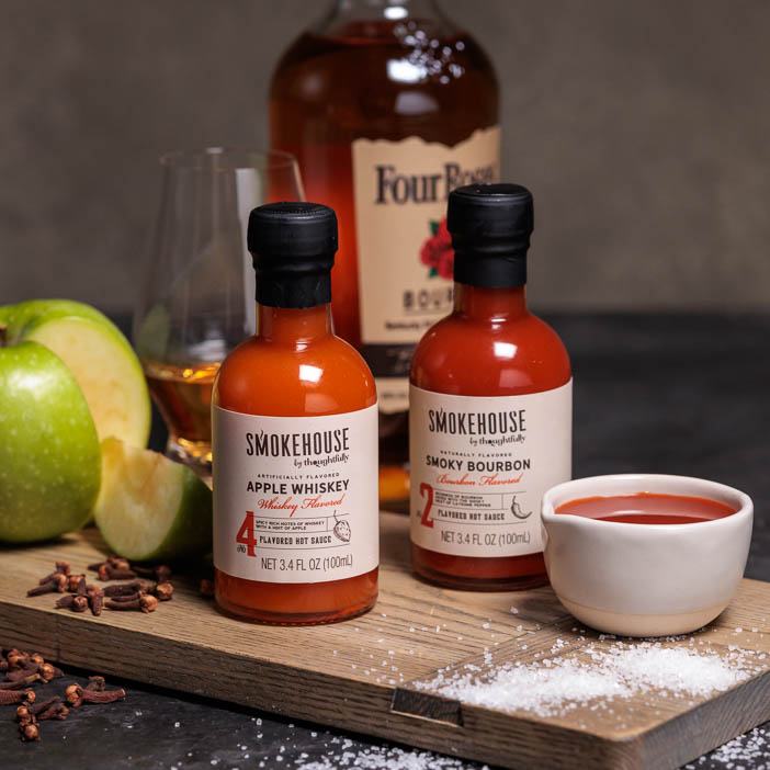Whiskey Hot Sauce Set 4