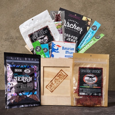 All jerky with crate