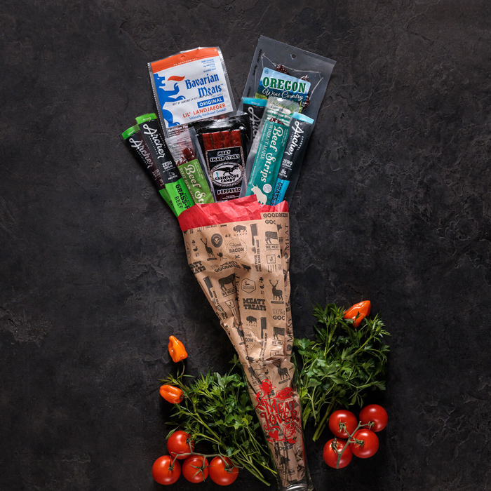 DIY a Manly Beef Jerky Bouquet