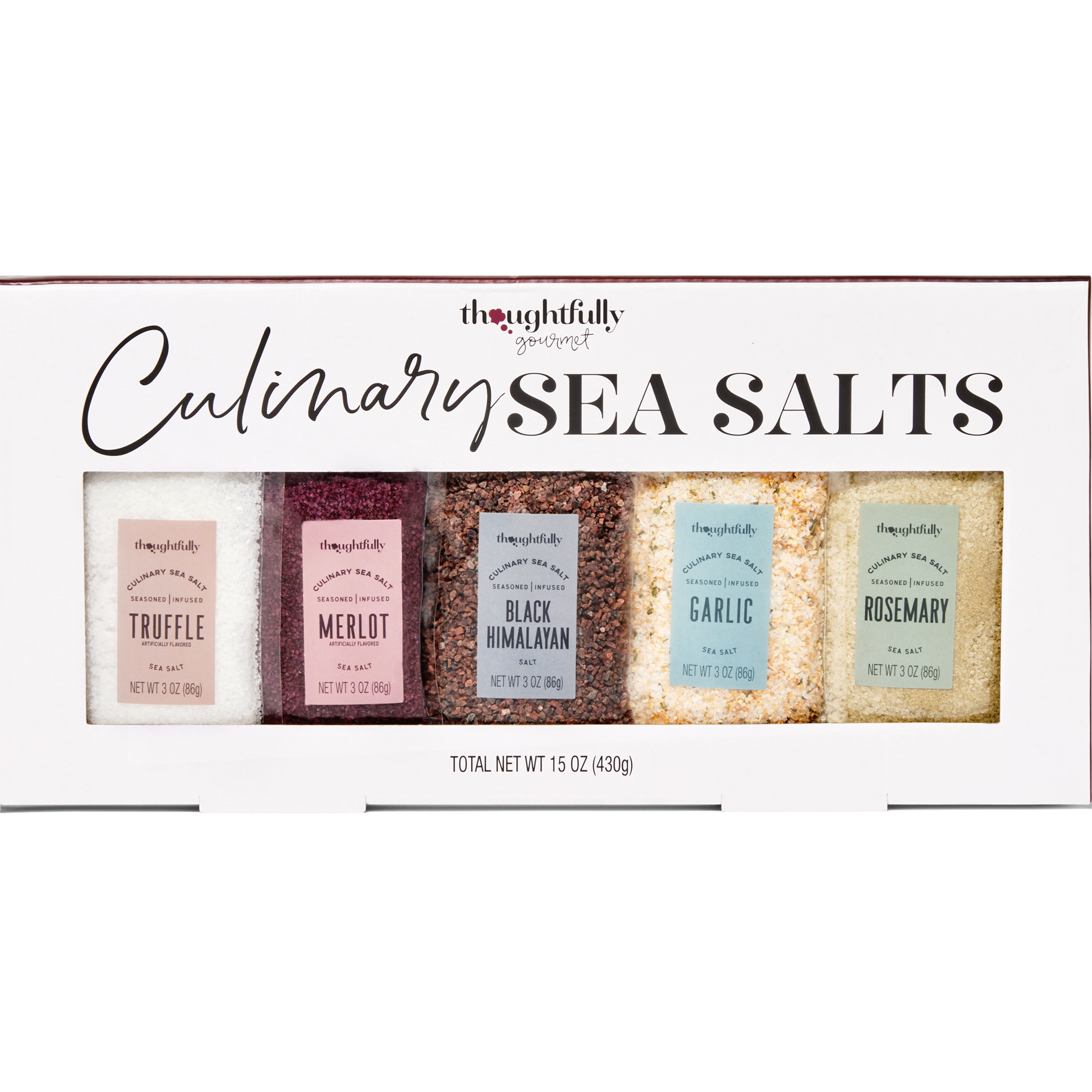 Gourmet Sea Salt Collection Gift Set of 5