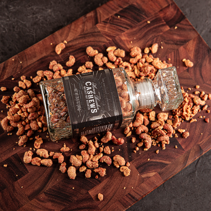 Whiskey Nuts Decanter Cashews Spread