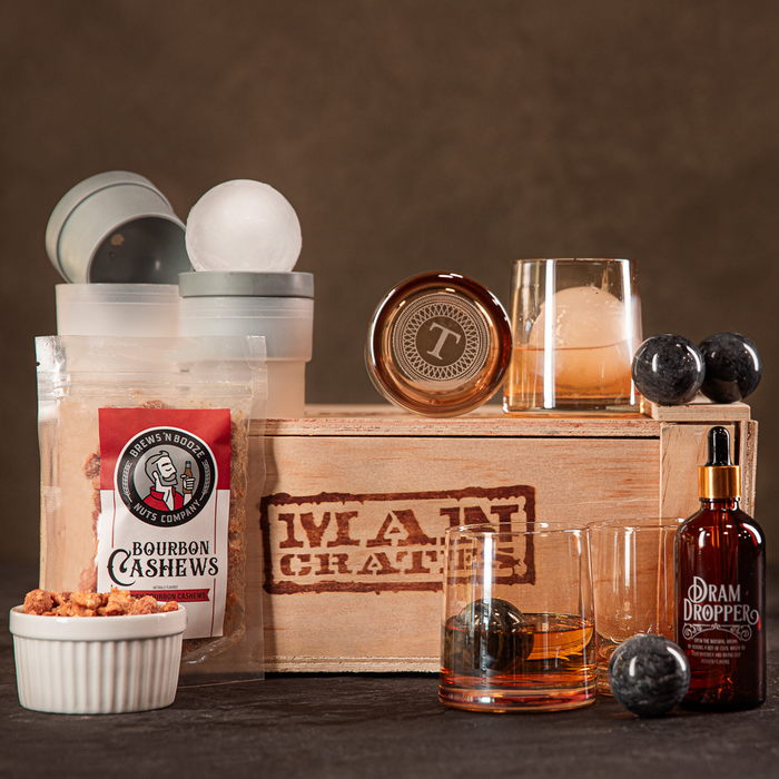 Whiskey Crate Gift Set