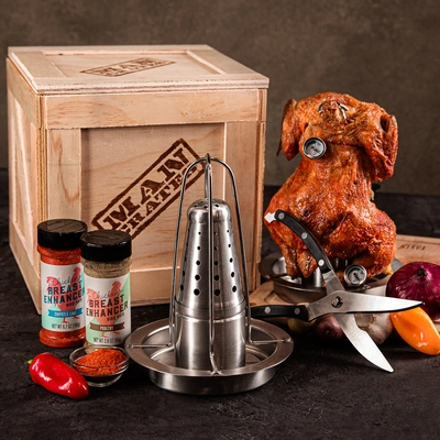 Beer Can Chicken Crate