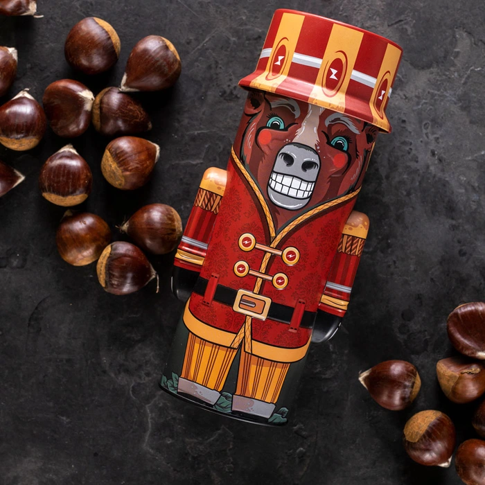 Cowcracker Beef Stick Tin with Jerky and Almonds