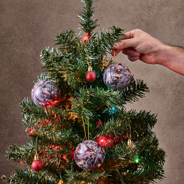 jerky camo ornaments