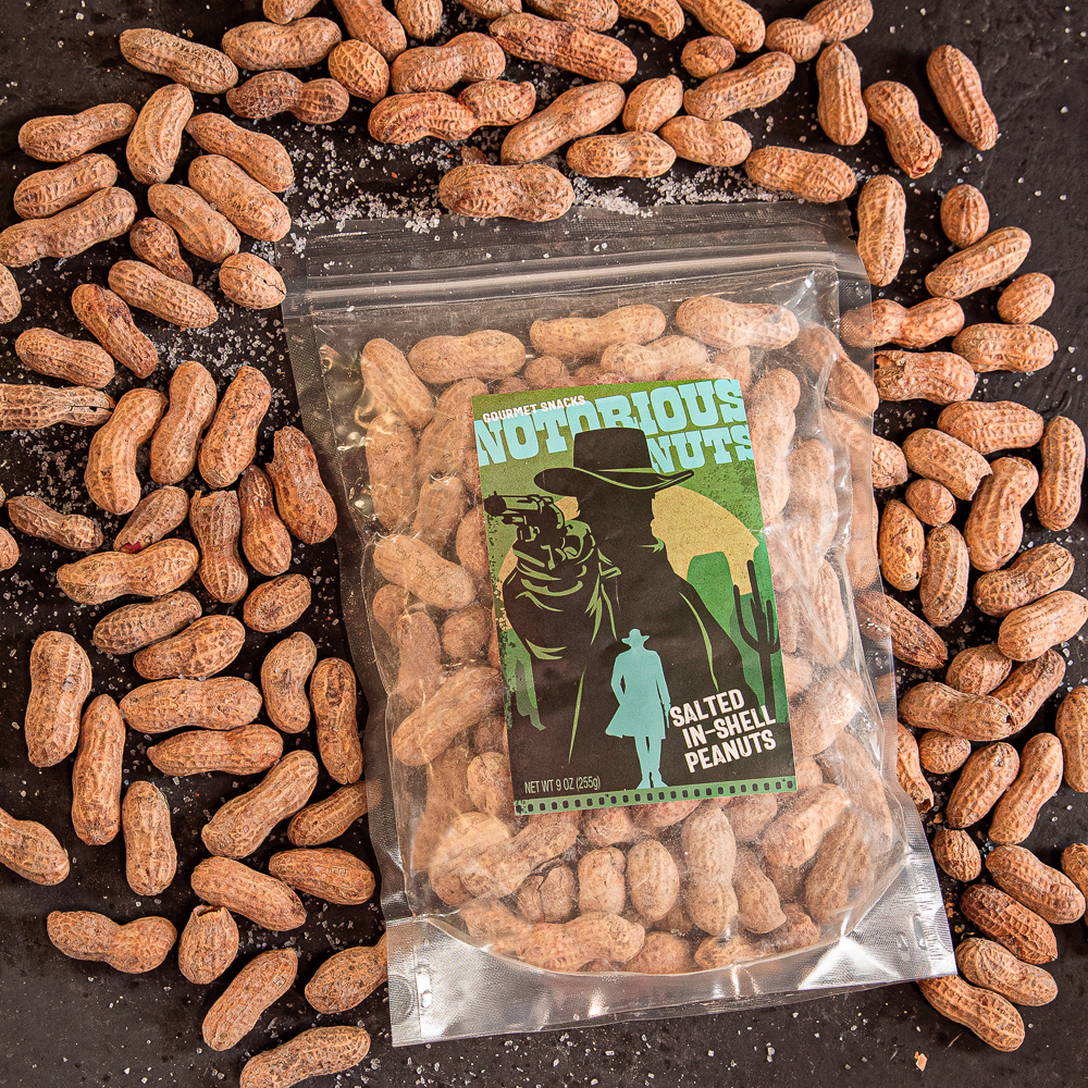 Saloon Nuts Mini Crate - peanuts