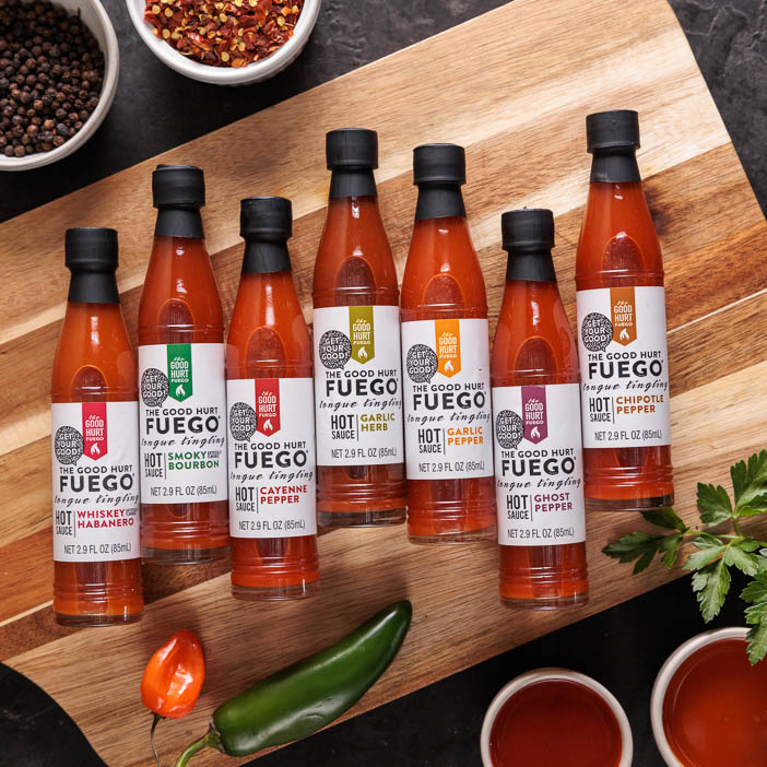 The Good Hurt Fuego Hot Sauce Mega Pack of 20