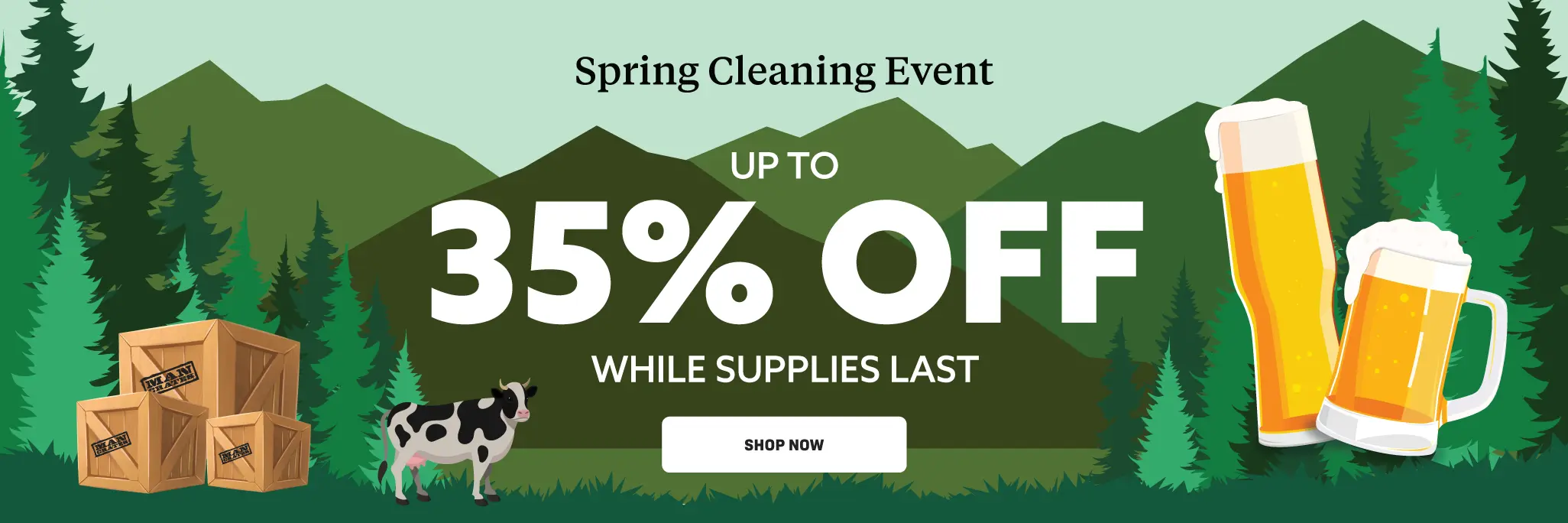 Up To 35% Off During Our Spring Cleaning Event