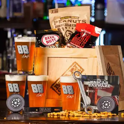 NASCAR Barware Crate: Dale Earnhardt Jr