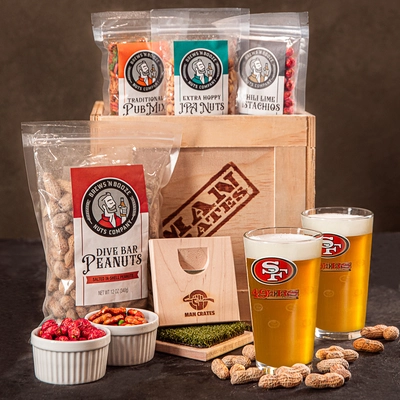 NFL Barware Crate: San Francisco 49ers