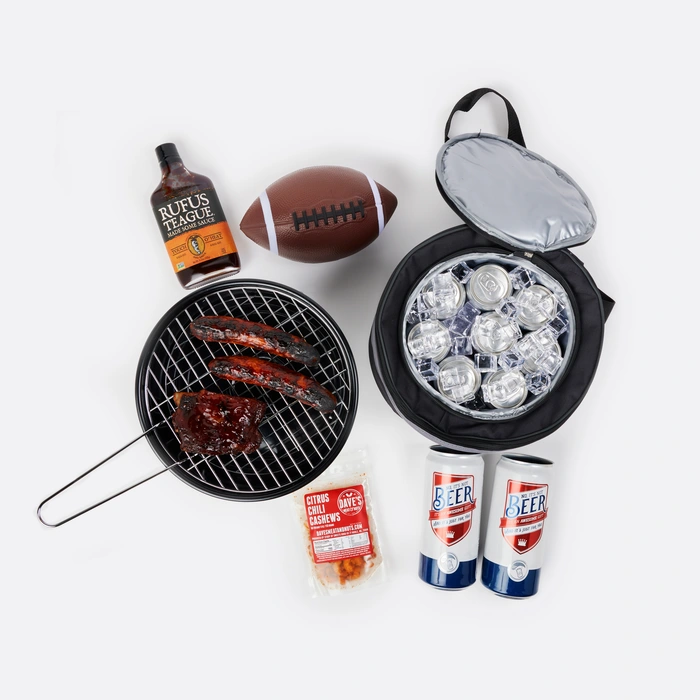 Tailgate grilling crate