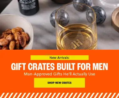 Gift crates built for men