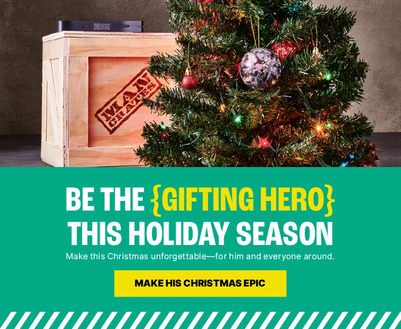 Be the {Gifting Hero} This Holiday Season. Make this Christmas unforgettable—for him and everyone around. Make His Christmas Epic.