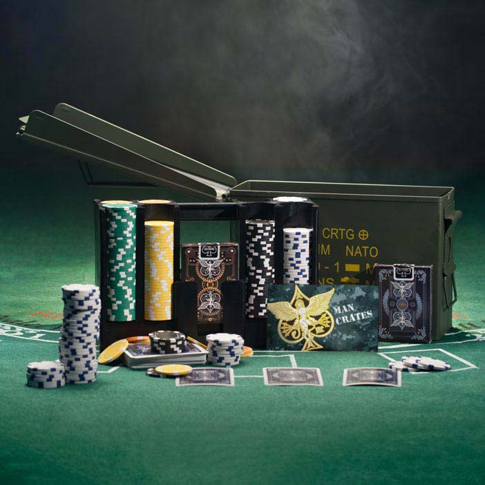 Great poker set gift for men.