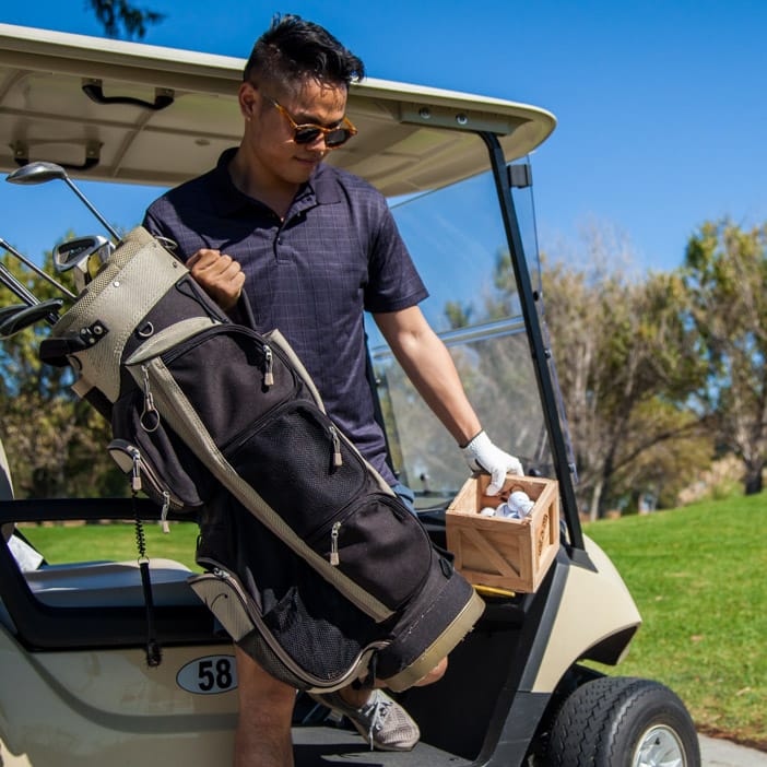 Personalized Golf Ball Mini Crate, Gifts For Guys