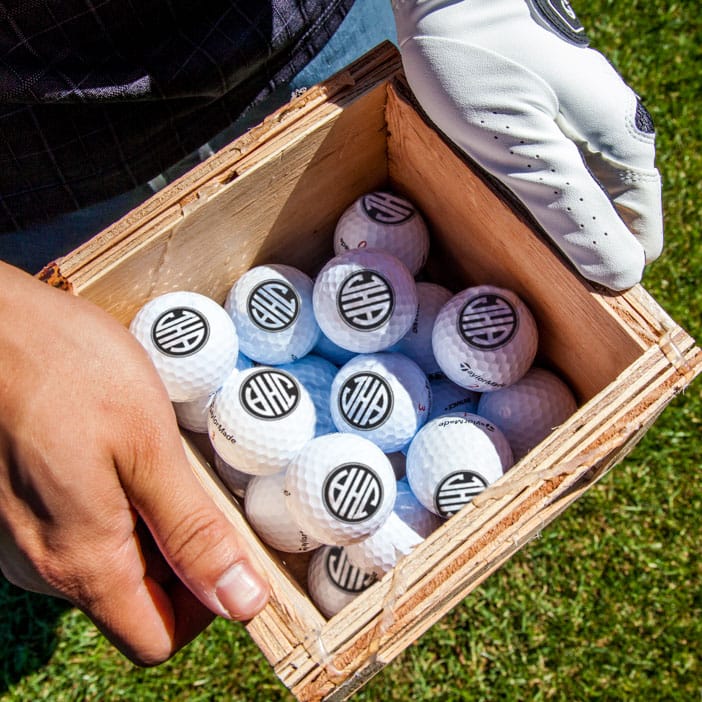 Personalized Golf Ball Mini Crate | Gifts For Guys | Man Crates