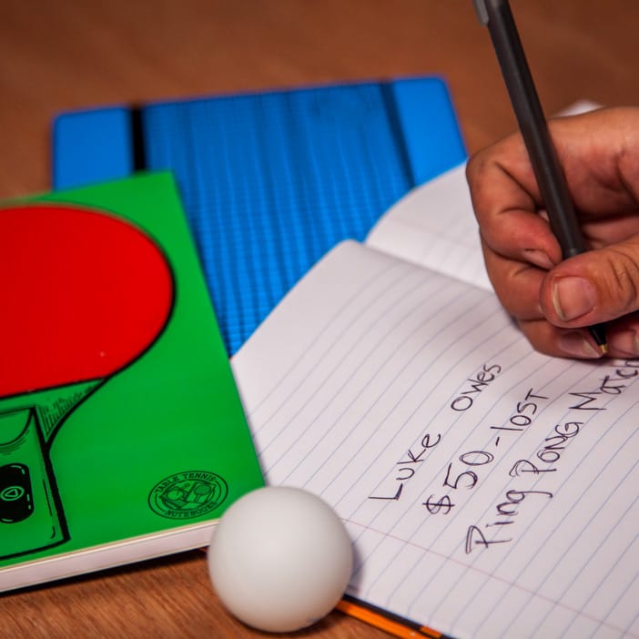 Take notes on how to best beat your enemies in ping pong battle
