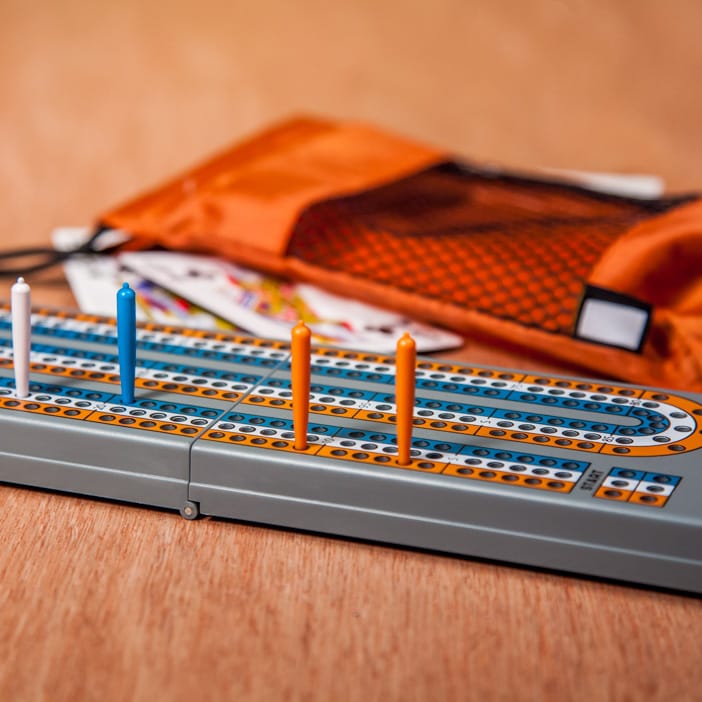 Mobile gaming is really “in” right now, but those techie whiz kids shouldn’t have all the fun. Let him join in with this backpack cribbage board. Play Cribbage on a train, on a plane, even in a tent in the rain. We’re pretty sure this is gonna be the next “Nintendo”.