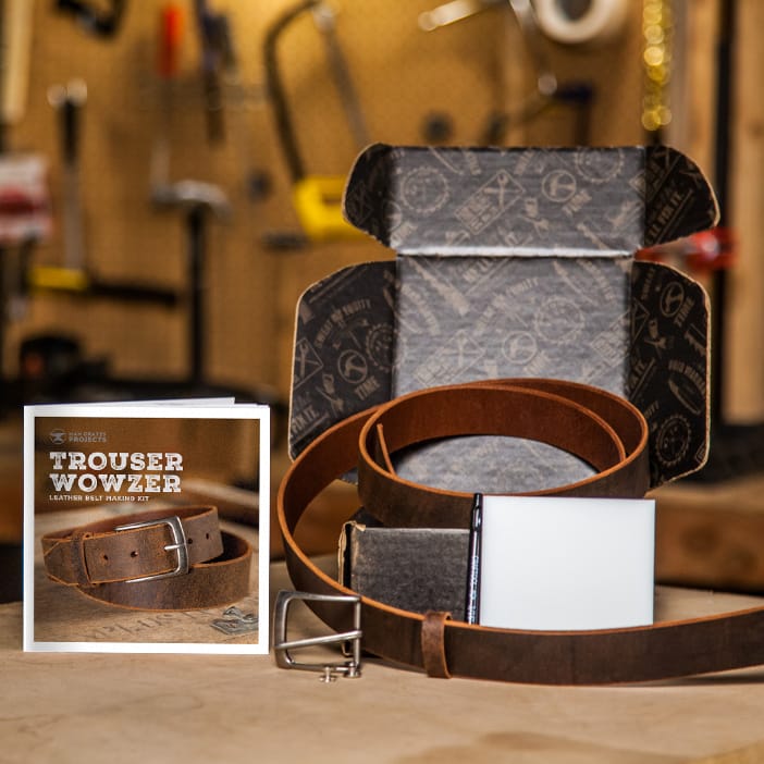 Leather Belt Making Kit, DIY Projects For Guys