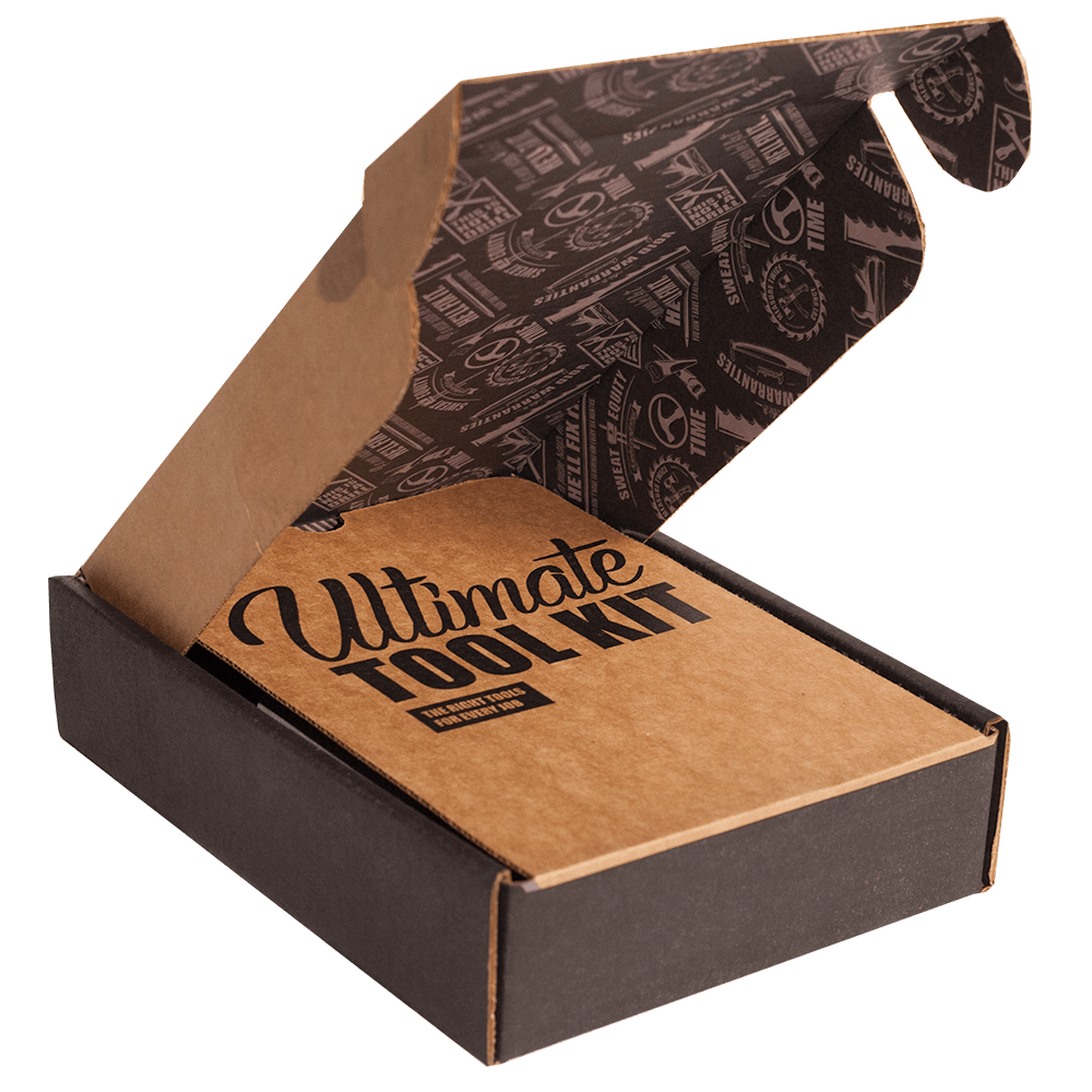 Ultimate Tool Kit ships in a cardboard box.