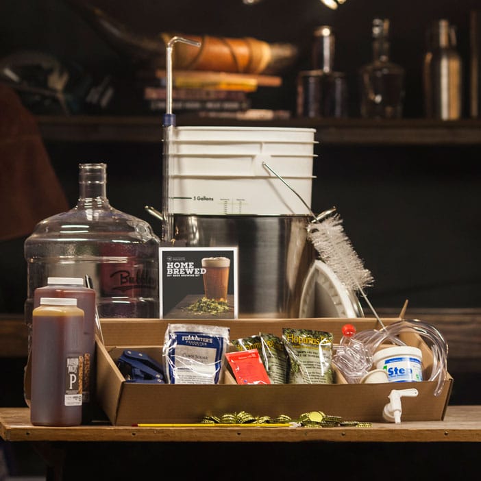 Beer Making Kit (w/ Brew Pot, Faucet, Thermometer, & More)