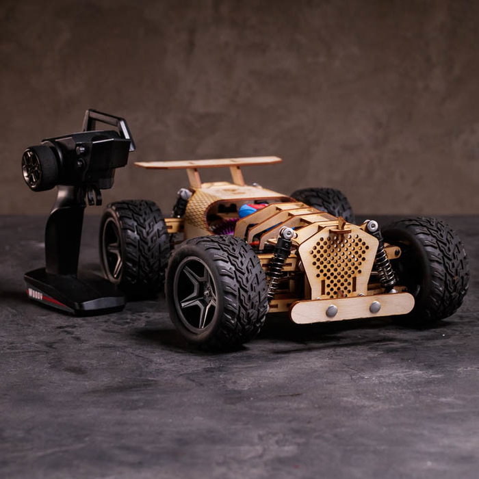 wooden rc car