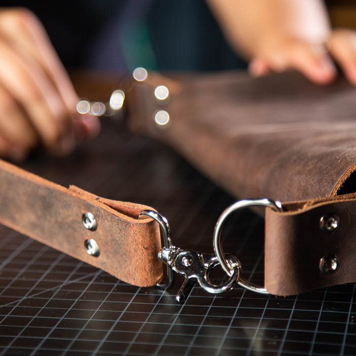 Leather Bag Making Kit Man Crates