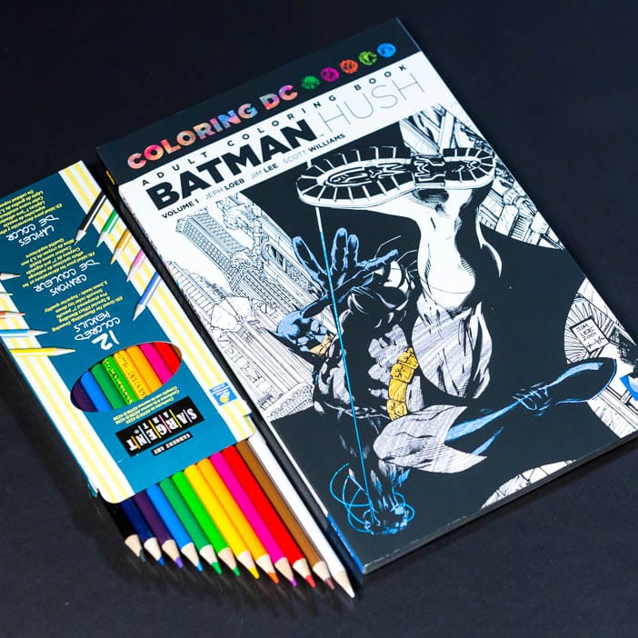 Travel Survival Crate features Coloring DC