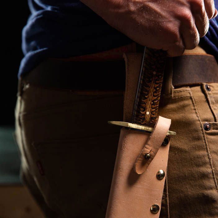 Pinecone Bowie Knife Making Kit