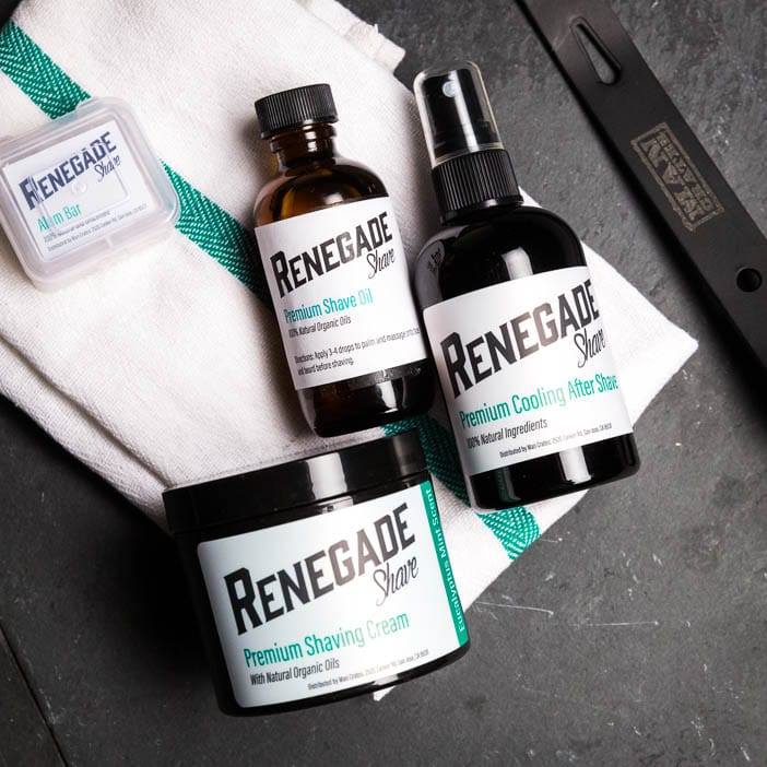 A shaving assortment fit for a bare-faced king