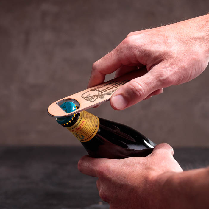 Bottle Opener opening bottle is a great men's beer gift.
