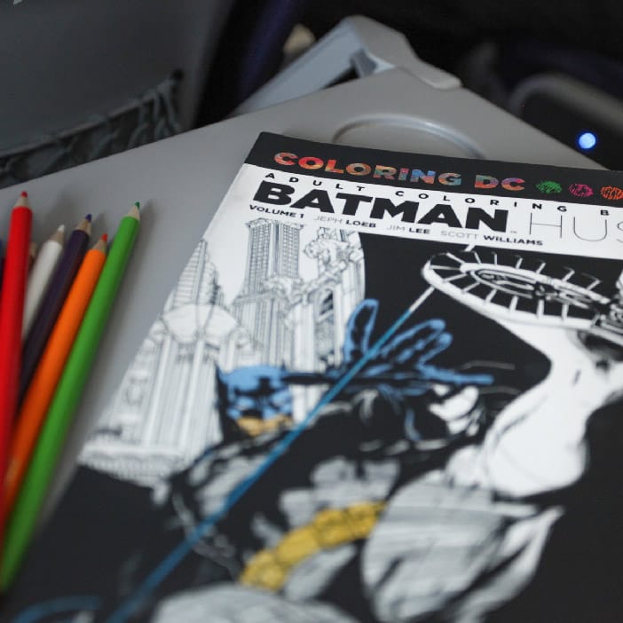 Travel Survival Pack features Coloring DC