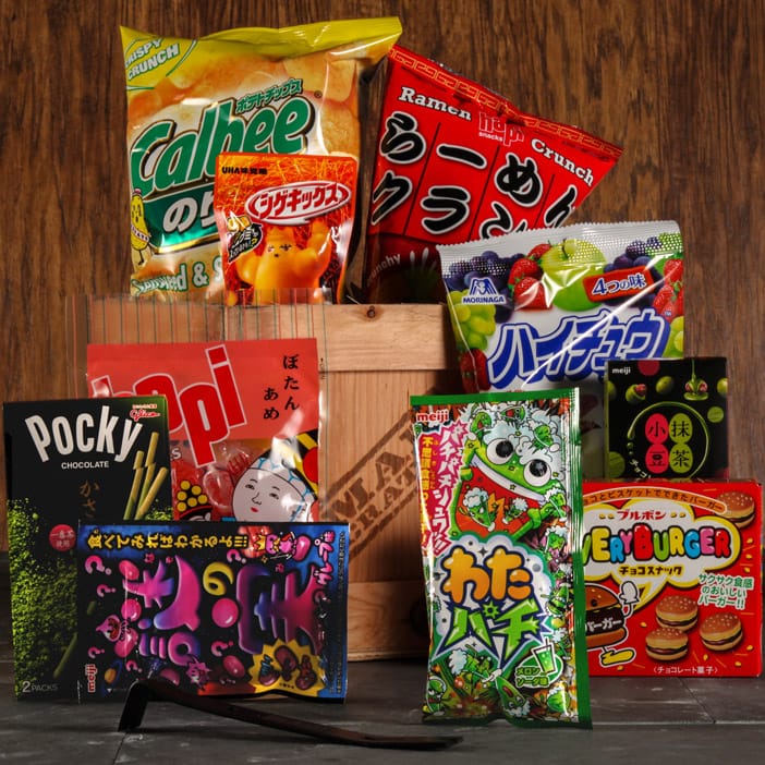 The Snack Sensei Crate. Enjoy with courage and bravery.