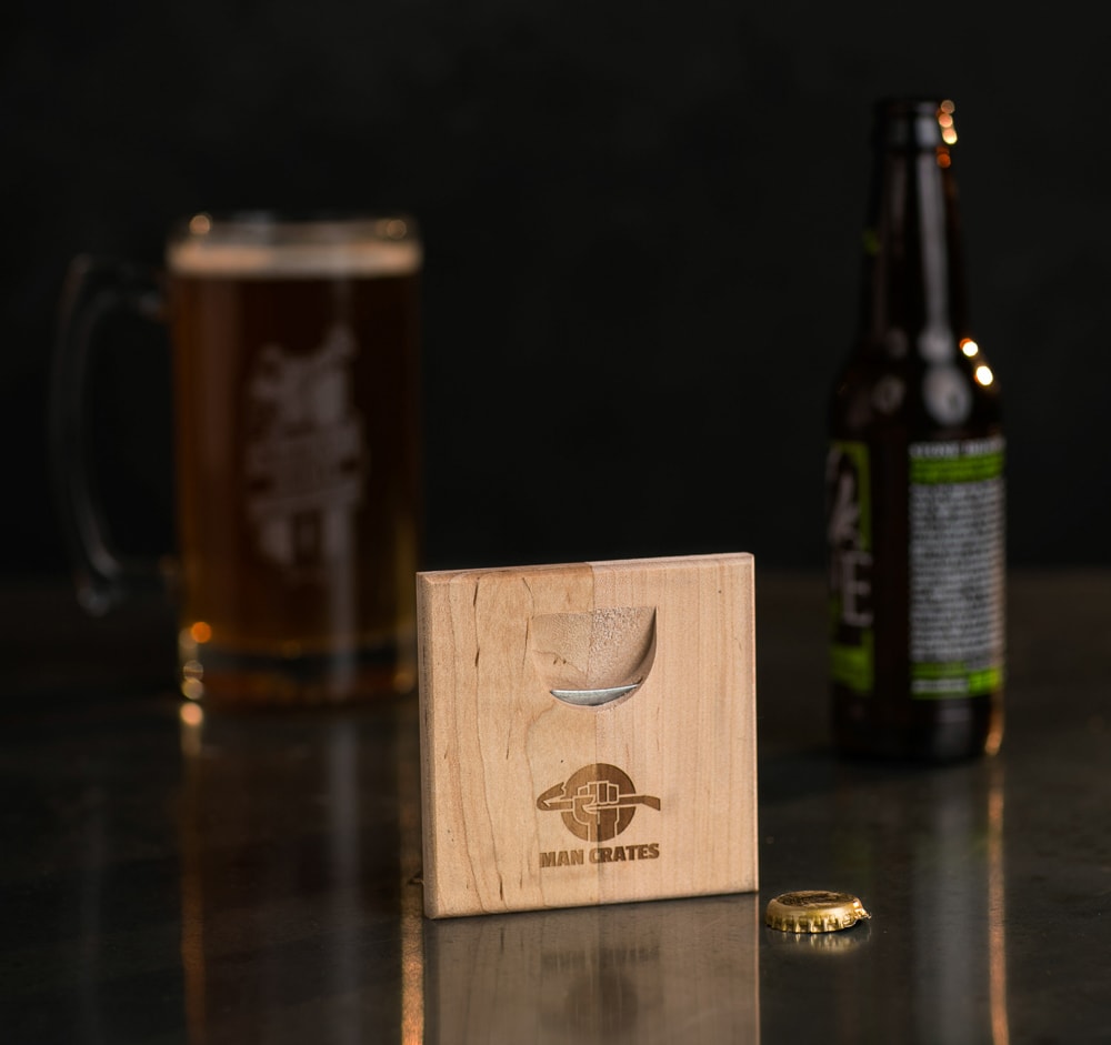 Music Beer Stein Gift For Men Rammstein Wooden Beer Mug Gift for Him