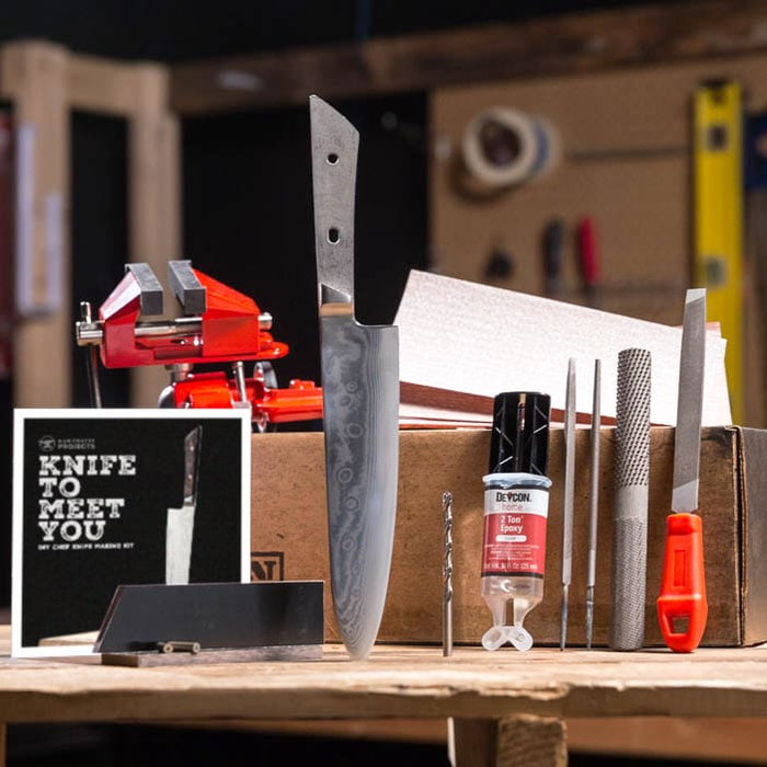 Chef Knife Making components for men's DIY gift.