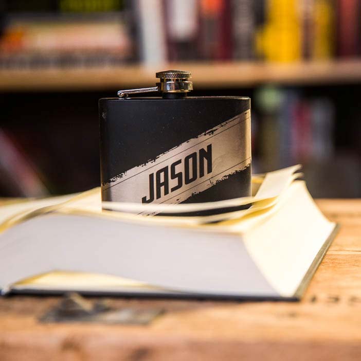 Secret Stash Personalized Flask