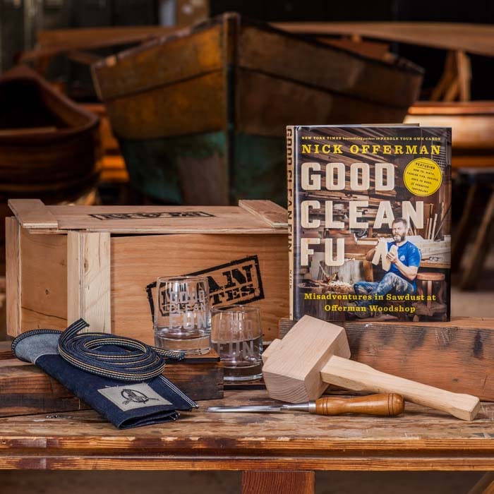 Nick Offerman's Whiskey and Woodworking Crate