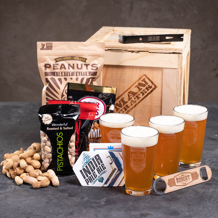 Awesome personalized pint set for beer lovers.