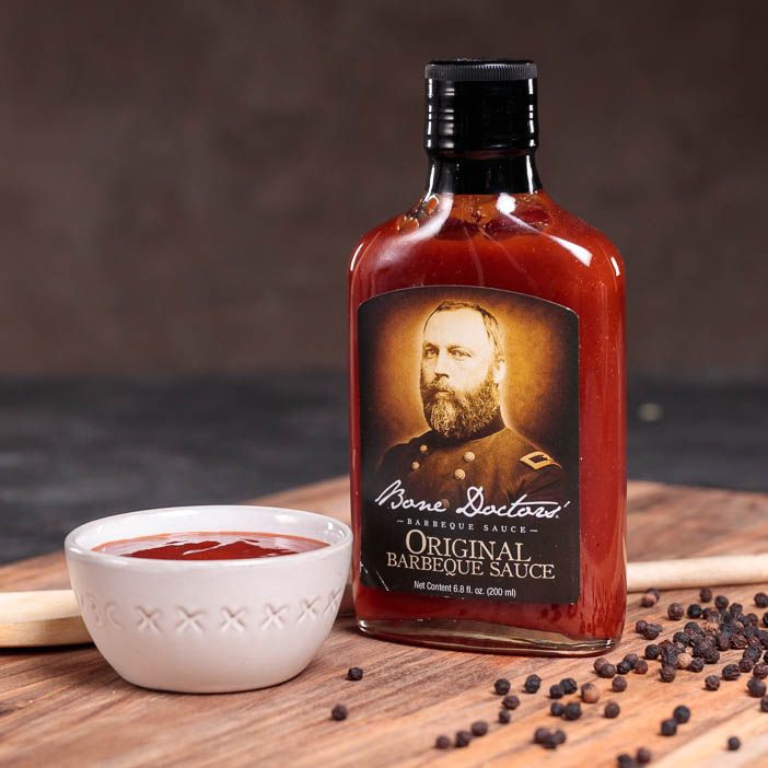 Bone-Doctor's BBQ sauce for men's grilling gift.
