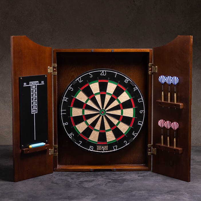 Dart Board Cabinet - Whiskey