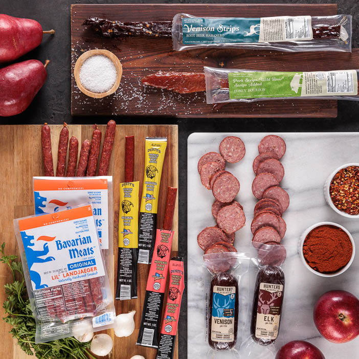 Exotic Meats Grand Bouquet is a great men's gift in presentation box.