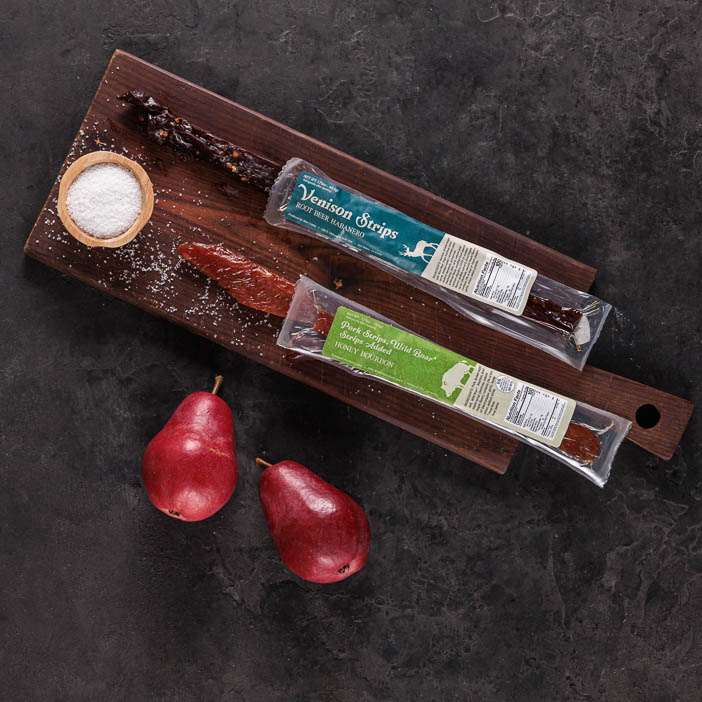 Delicious jerky make men's mouths water