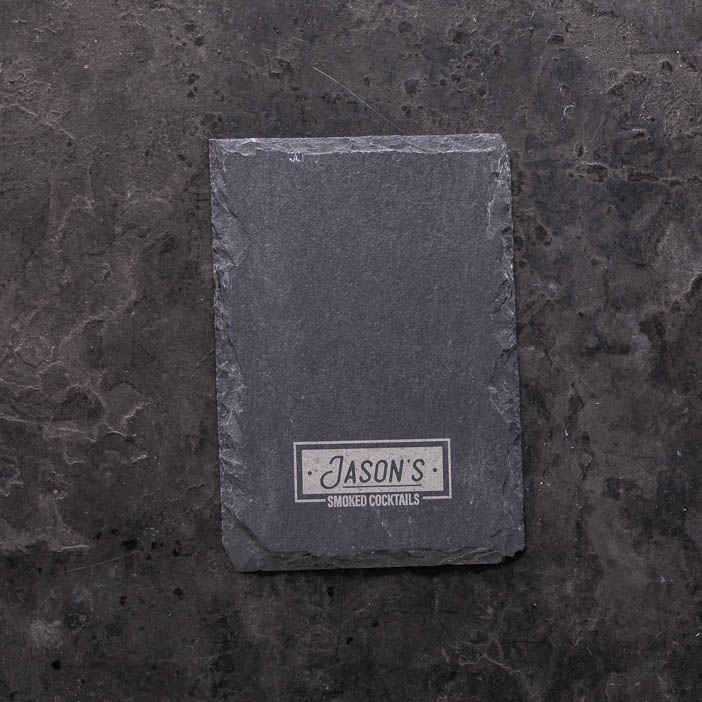 Slate smoking coaster is a great men's cocktail gift.